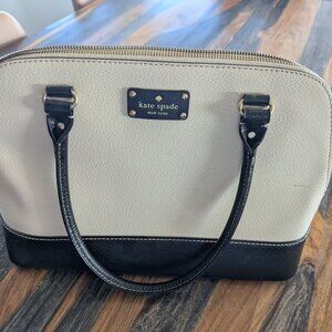 Kate Spade Black and White Tote - Like New